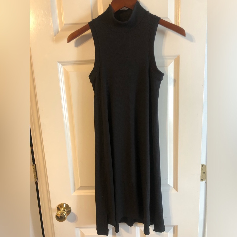 Lululemon Gone for the Week Dress Black Mockneck Dress Size 2